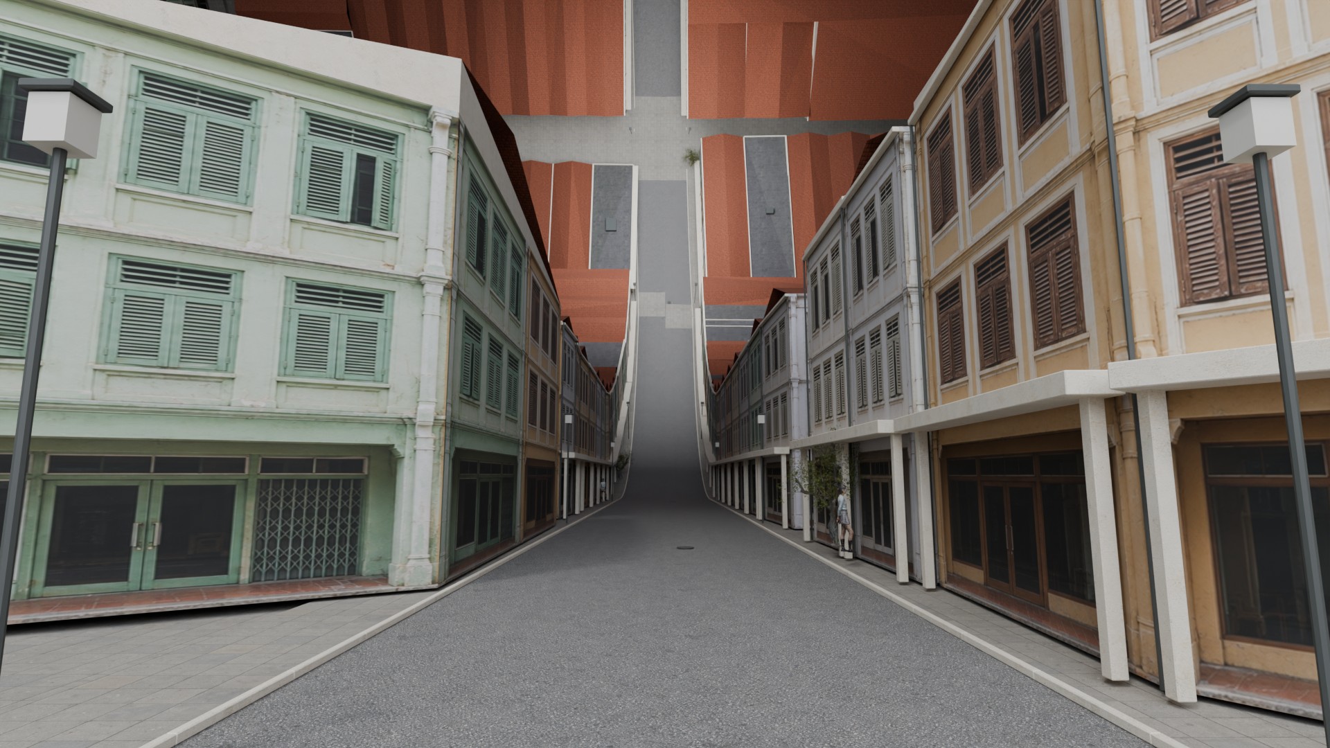 Singapore shophouse visual study